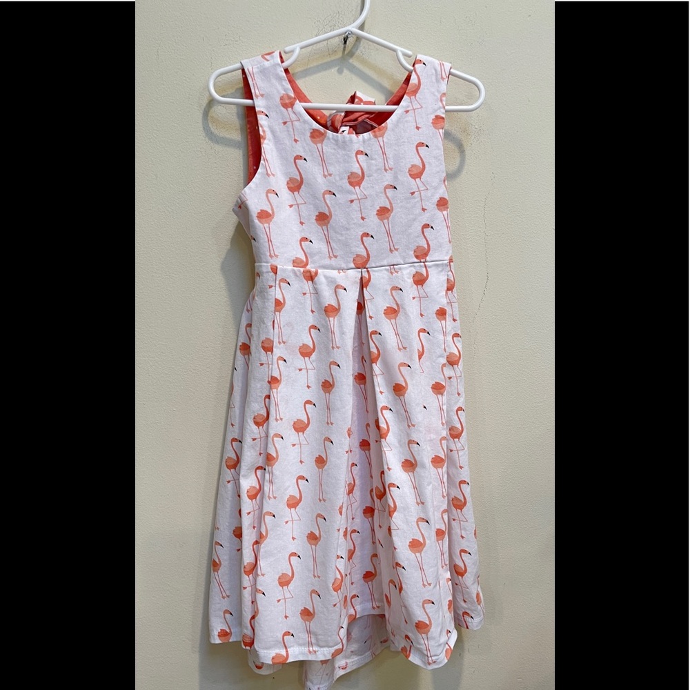 Mountain Beach Flamingo Dress
